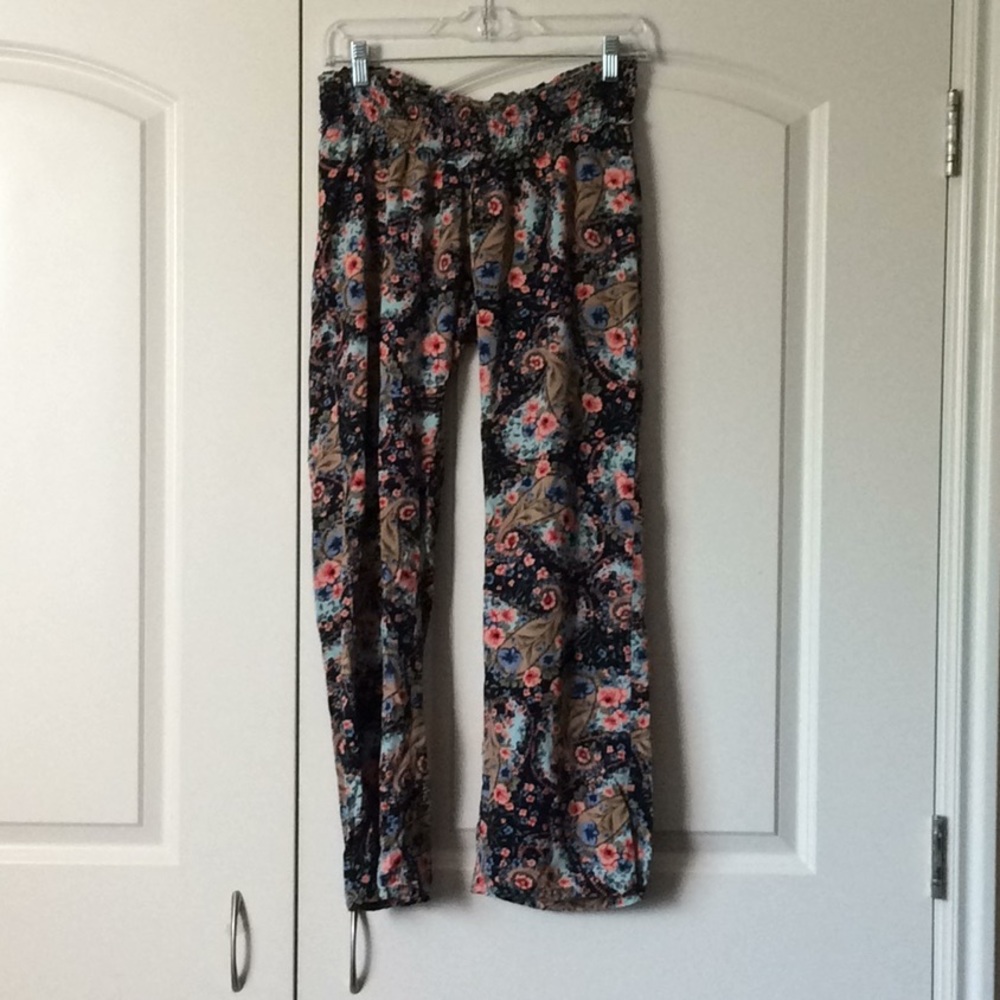 Floral Summer pants Maternity